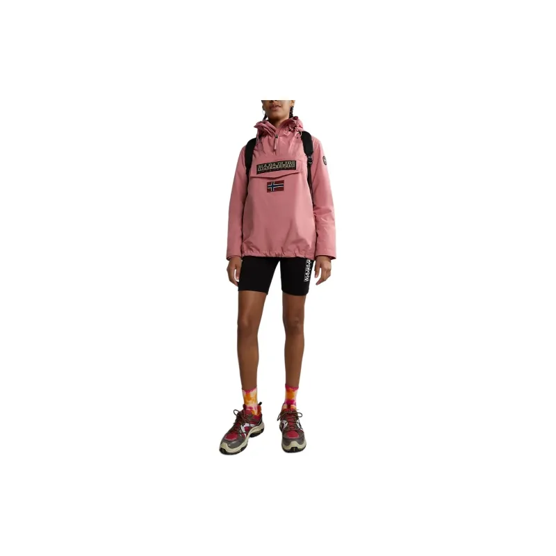 Napapijri Rainforest Summer Anorak Jacket Jackets Coats Women's Pink-2