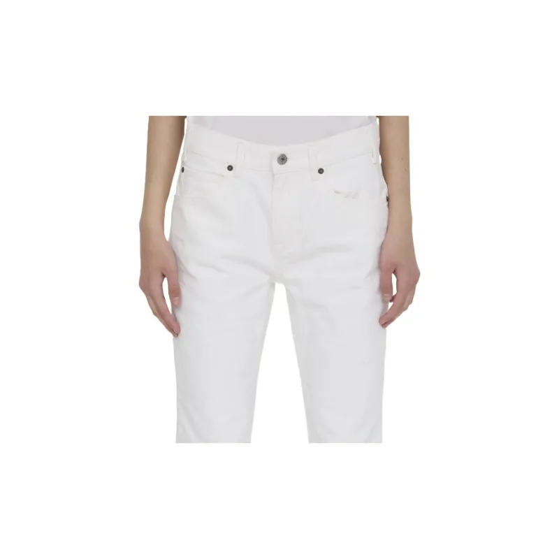 CELINE Marco Button Detailed Flared Jeans-4