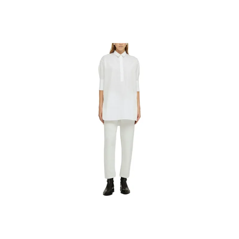 JIL SANDER Friday Puff sleeve Cotton Shirt-2