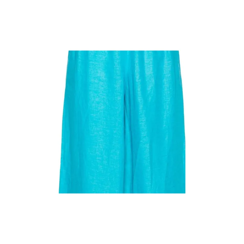 Daniela Gregis SS24 Casual Pants Women's Teal-6