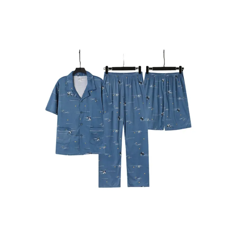 Bejirog Men Pajama Sets-11