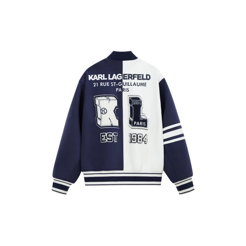 KARL LAGERFELD Jackets Coats Unisex White Blue-1