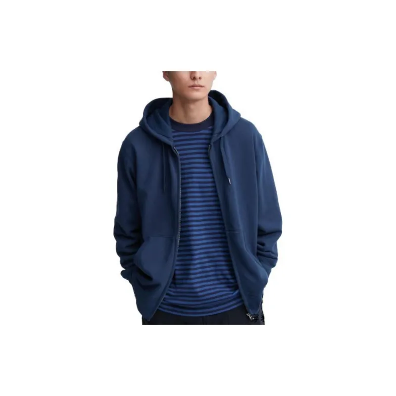 UNIQLO Sweatshirt Unisex Sea Blue-1