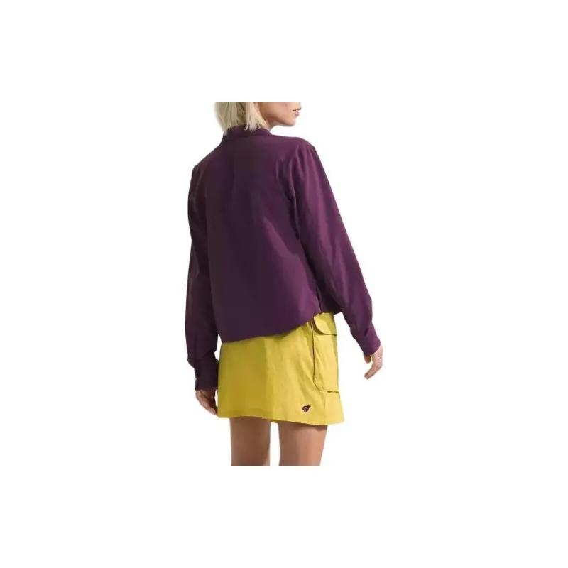 THE NORTH FACE Shirt Women's Black/Curry Purple-2