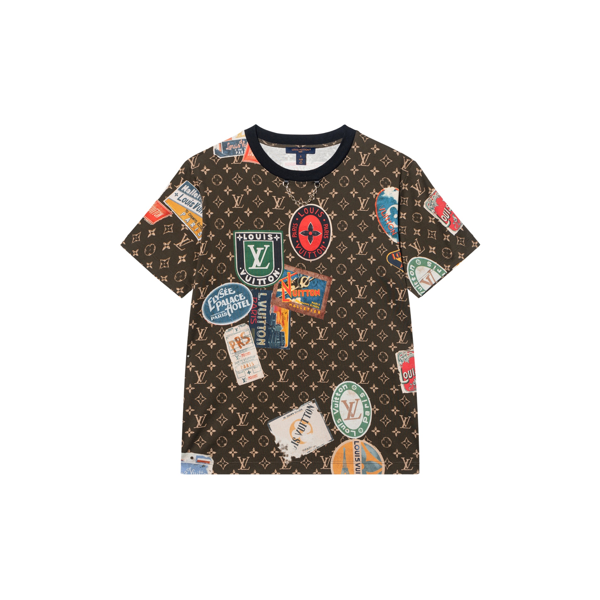 LOUIS VUITTON FLIGHT MODE T-Shirts Women's Brown - POIZON LOUIS VUITTON FLIGHT MODE T-Shirts Women's Brown - POIZON