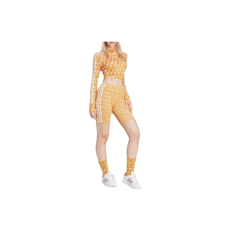 Adidas Free Shipping With AdiClub Adidas X Farm Rio Bike Shorts-1