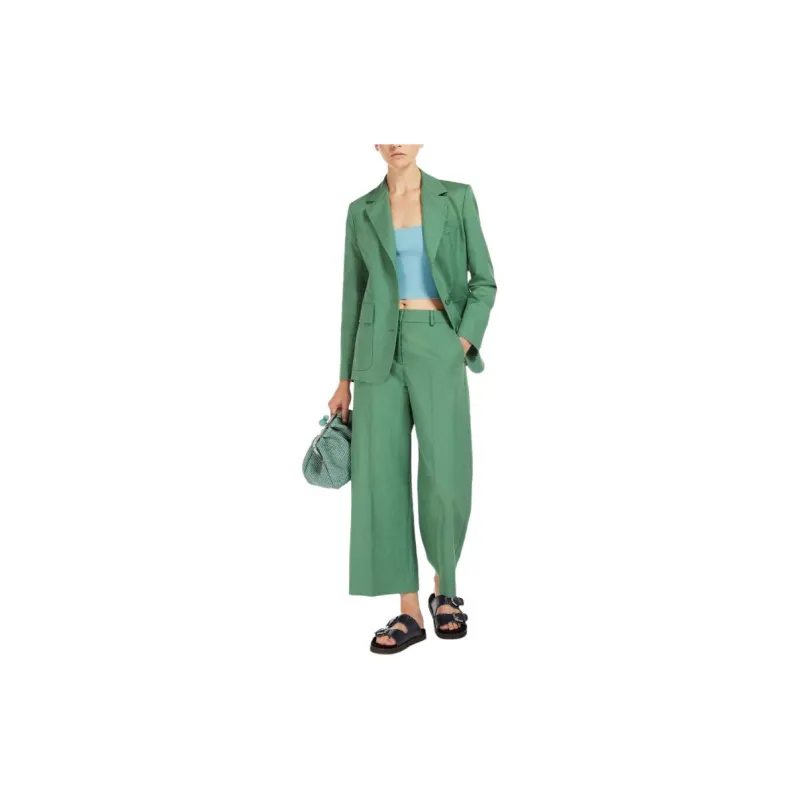 WEEKEND MaxMara Wide Leg Cropped Trousers-2