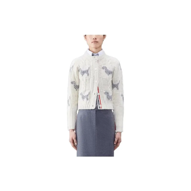 THOM BROWNE Sweaters Women's White-3