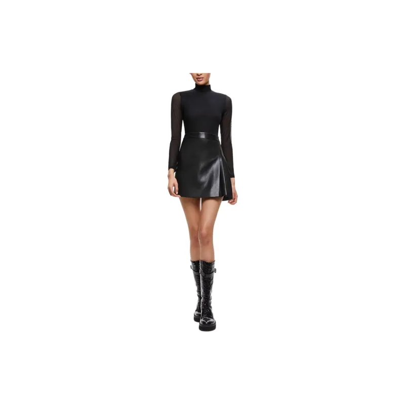 ALICE+OLIVIA Long-Sleeved Dresses Women's Black-1