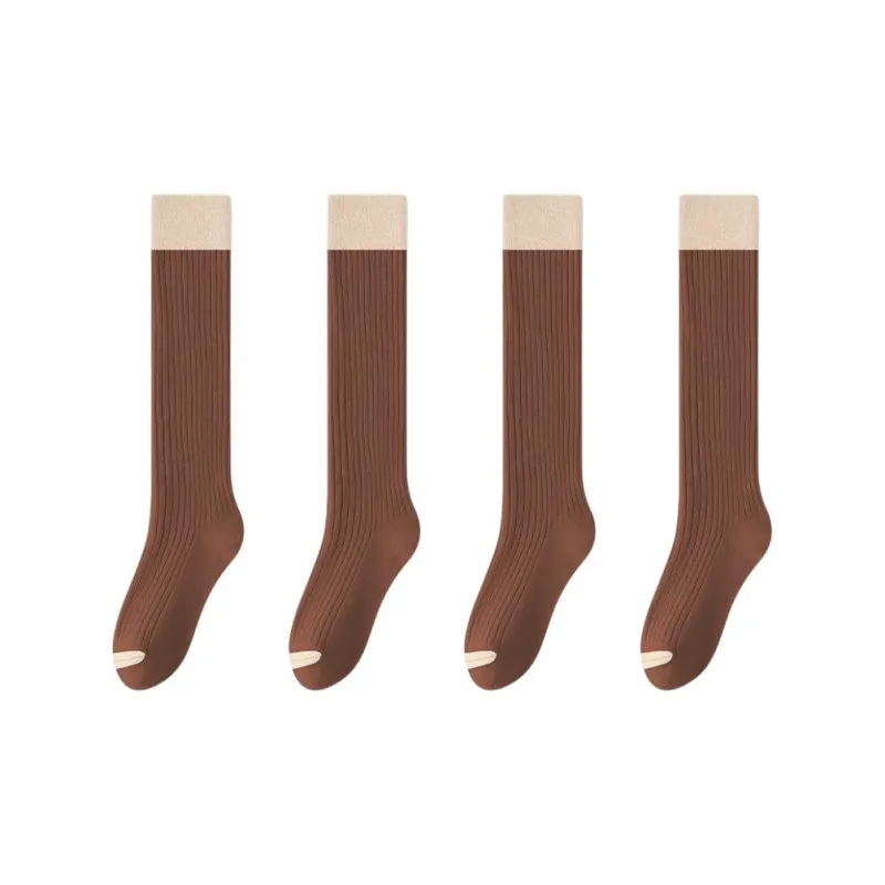 MIIOW Knee High Socks Women's Combo Set-3