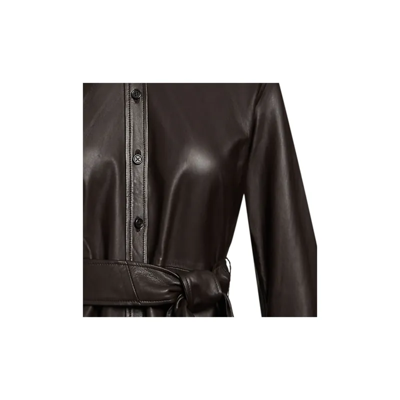 Polo Ralph Lauren Long-Sleeved Dresses Women's Brown-2