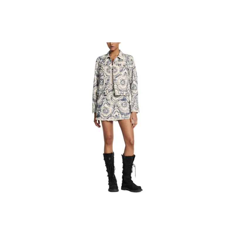 DIOR SS24 Jackets Coats Women's Marine Blue-3