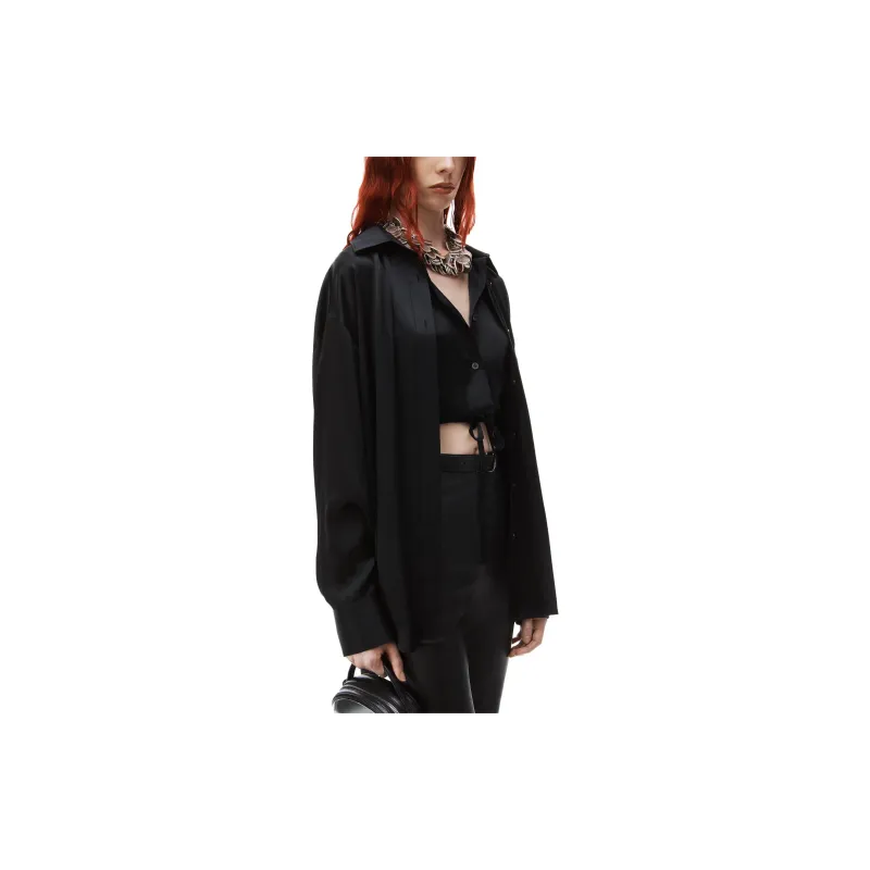 Alexander Wang Layered Satin Shirt-2