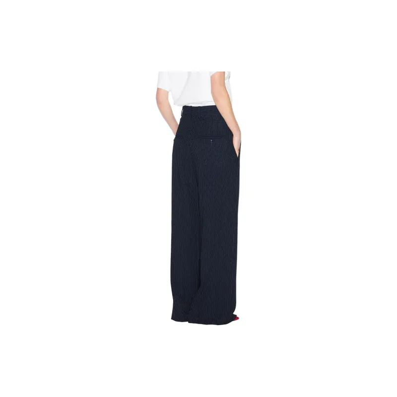 ISABEL MARANT Romina Pinstripe Tailored Trousers-2