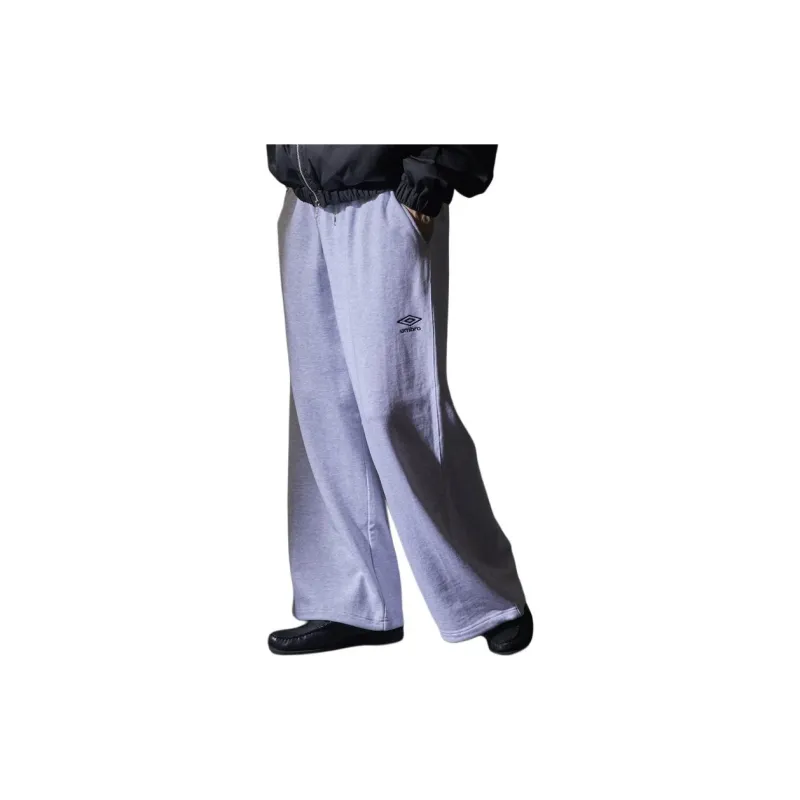 Umbro FW24 PUBLUX Knitted Sports Pants Unisex Light Gray-2