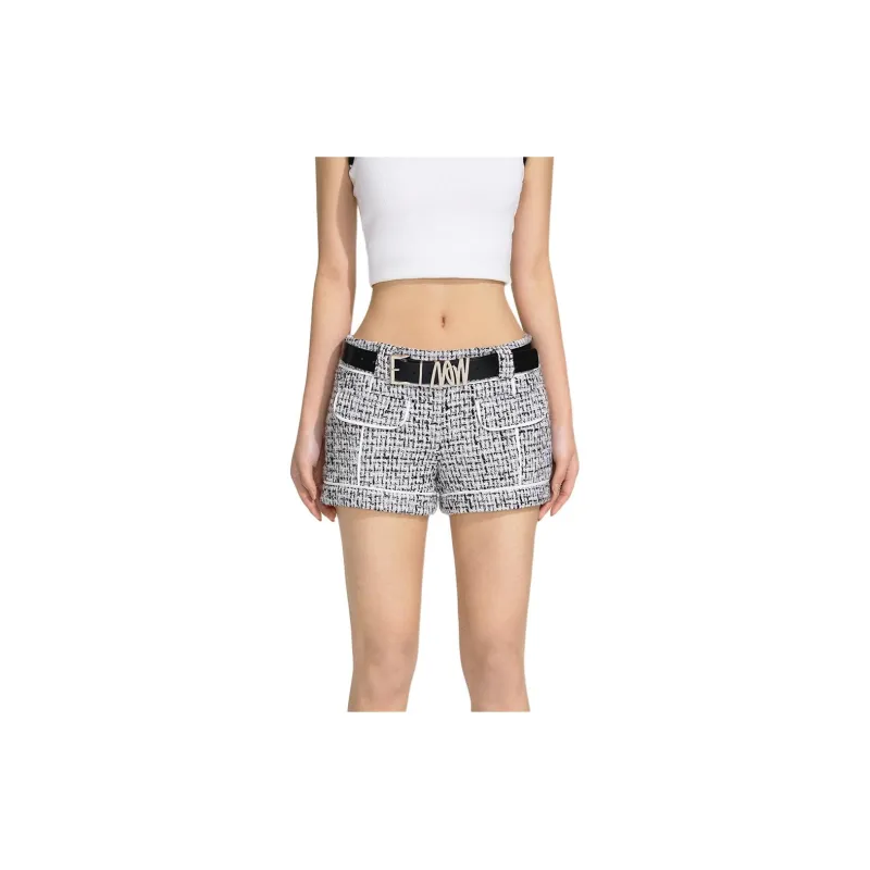 NAWS Casual Shorts Women's French Black/White-2