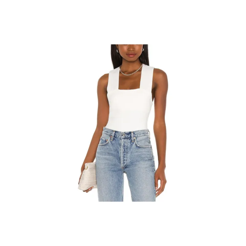 FREE PEOPLE So Sleek Bodysuit Bodysuits Women's White-3