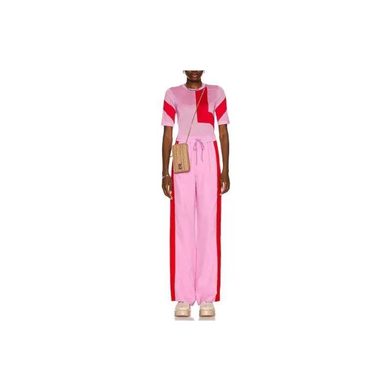 Burberry T-Shirts Women's Pink-3
