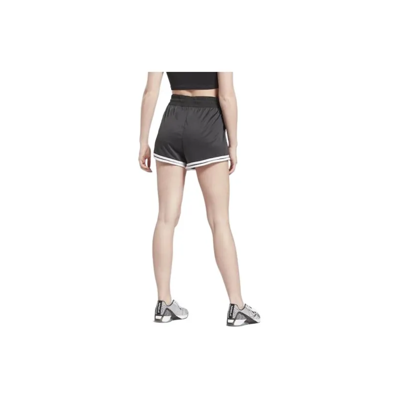 Reebok Workout Ready High-Rise Sports Shorts Women's Midnight Black-3