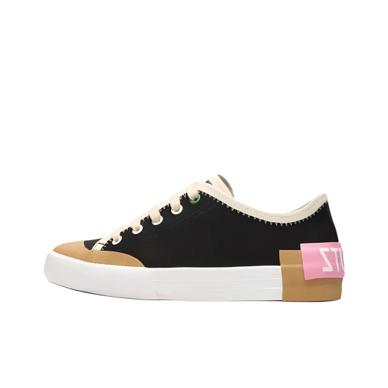 Schutz Low-Top Skateboard Shoes Women's Black-0