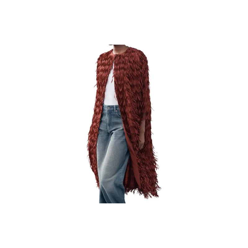 ZARA Knitwear Women's Dark Red-4