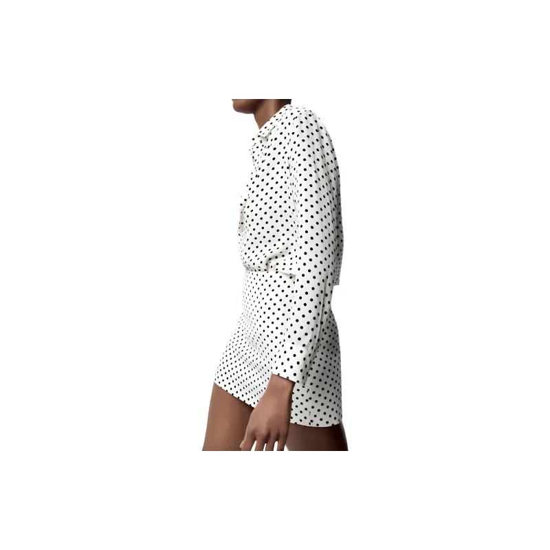 ZARA Casual Short Skirts Women's Frosted White-3