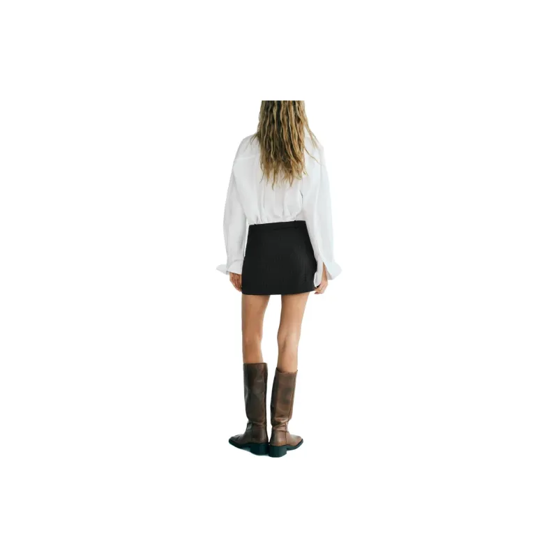 ZARA Casual Short Skirts Women's Brown-3