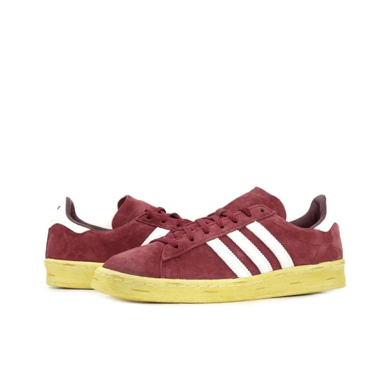 Mita Campus x Adidas 80s Cardinal Cushioning Wear-Resistant Low-Top Skateboard Shoes Unisex Red-4