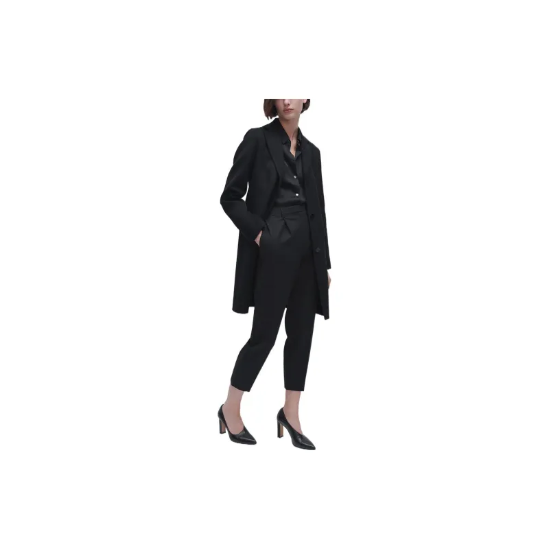 THEORY Velvet Jackets Women's Black-3