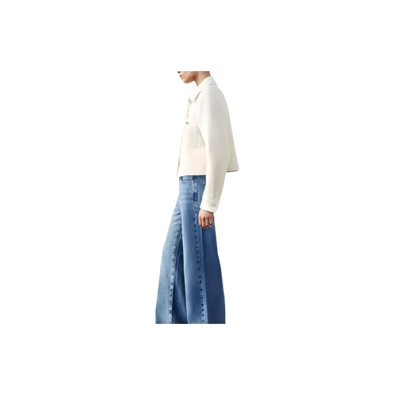 ZARA Jackets Coats Women's Frosted White-4