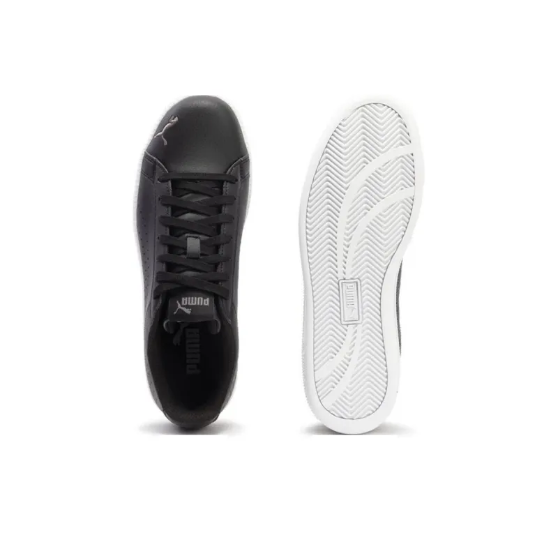 PUMA Smash Cat Anti Slip Wear Resistant Low Top Skateboard Shoes Unisex Black-4