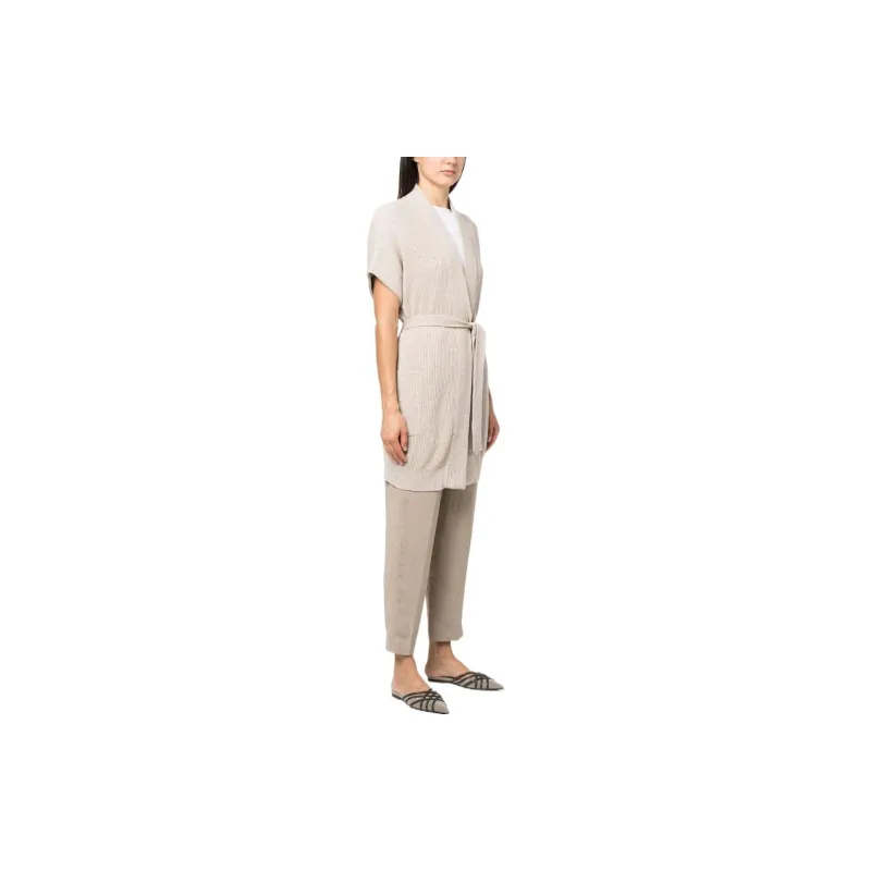 Brunello Cucinelli Chunky knit Sleeveless Cardigan-3