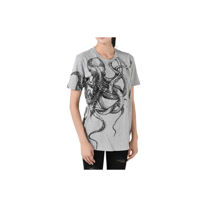 Alexander McQueen T Shirt Women's Gray-3