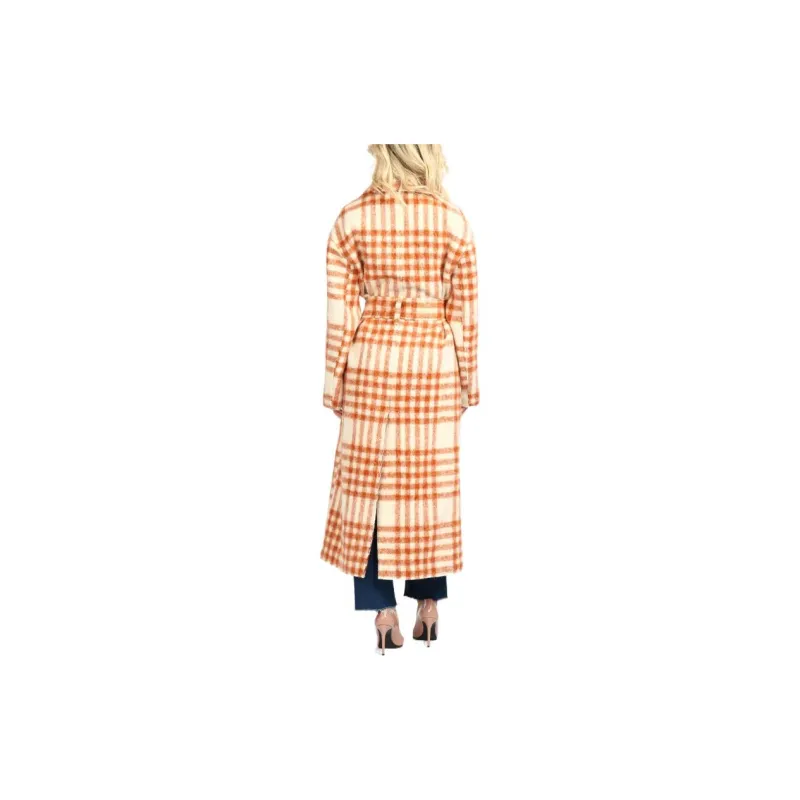 ERIKA CAVALLINI Coats Women's Orange-2