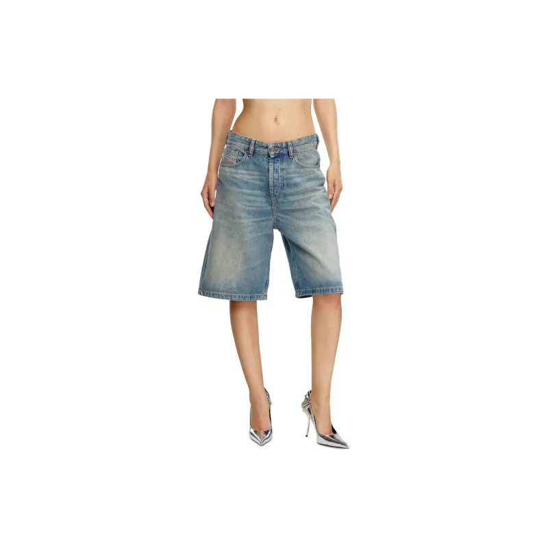 DIESEL De Sire Washed Knee length Shorts-2