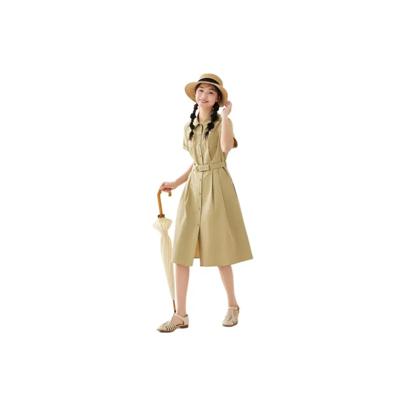 ZIHAN Short-Sleeved Dresses Women's-2