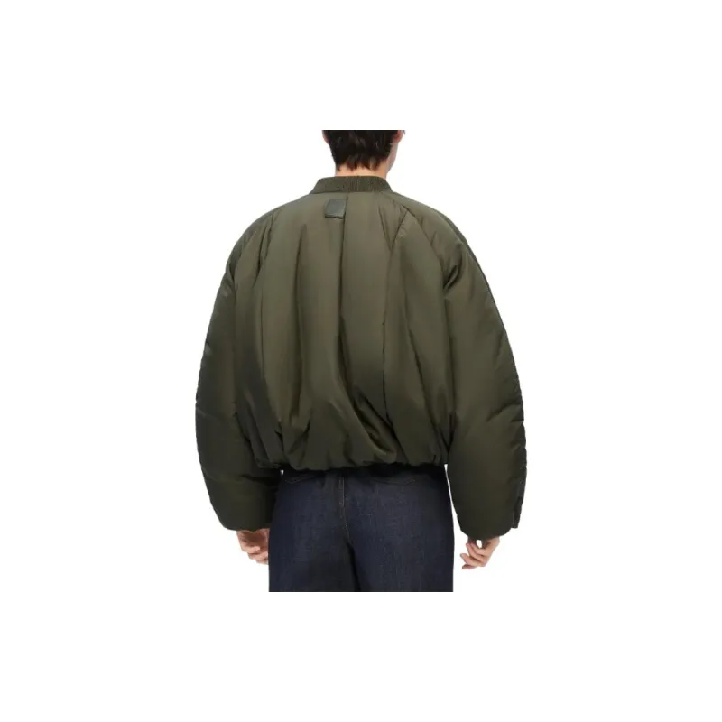 LOEWE Padded Bomber Jacket 'Loden Green'-2