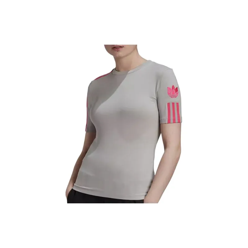 Adidas Originals T Shirts Women's Gray-2