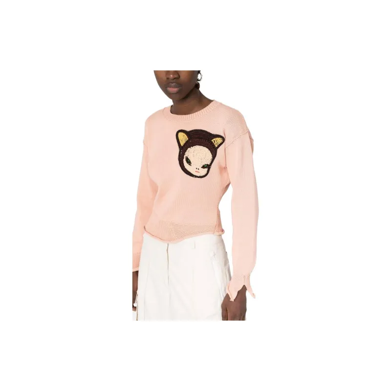 Stella McCartney x Yoshitomo Nara Sweater Women's Light Pink-3