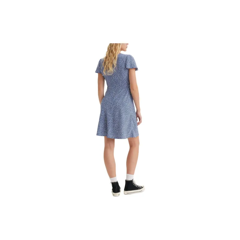 Levi's Short Sleeved Dress Women's Blue-3