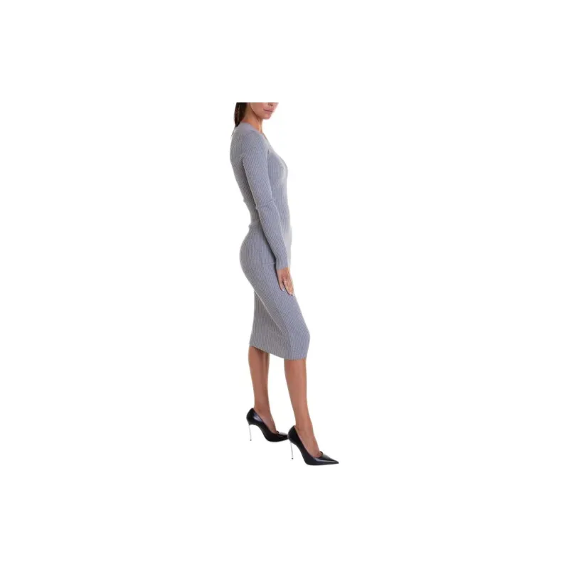 Blumarine Long-Sleeved Dresses Women's Light Purple-3