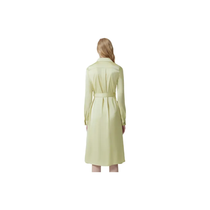 DKNY Long Sleeved Dress Women's Champagne-2