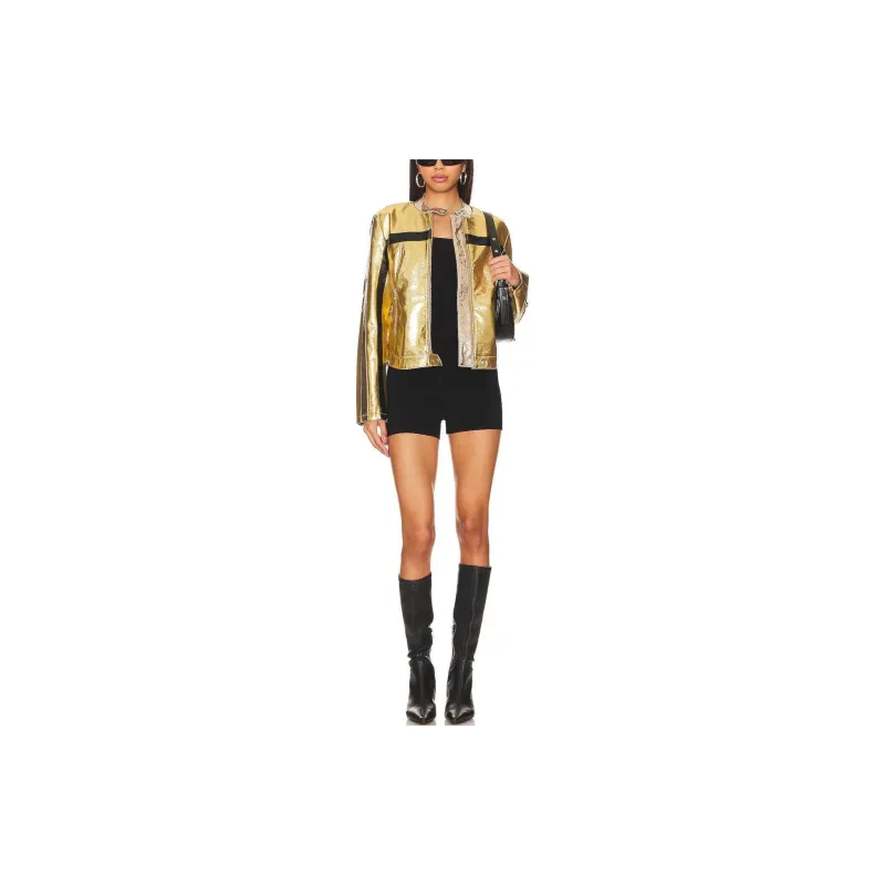 FREE PEOPLE Jackets Coats Women's Gold-3