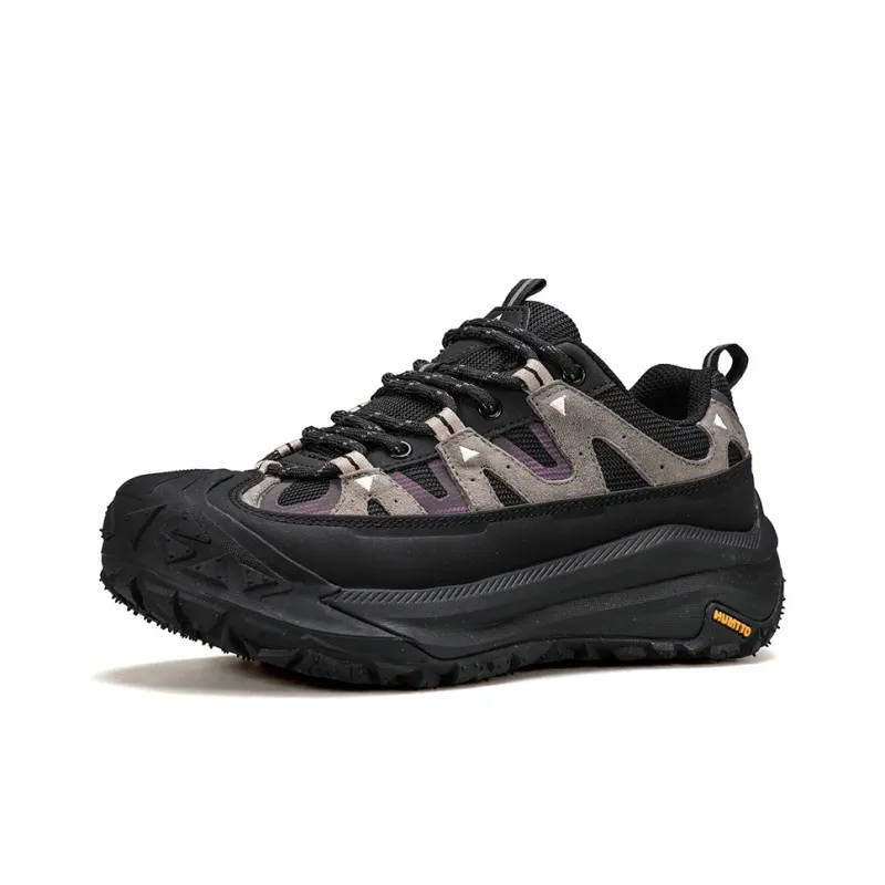 HUMTTO Support Rebound Grip Low Top Trekking Shoes Women's Black-1