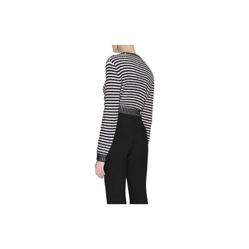 Bebe FW23 Knitwear Women's Black White-2