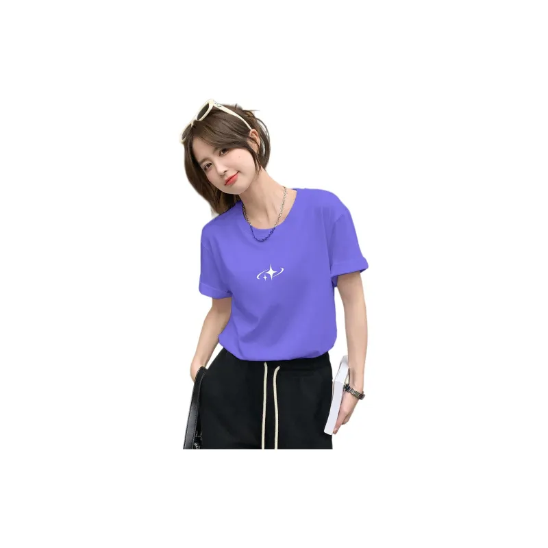 Tonlion T-Shirt Women's Electric Purple-2
