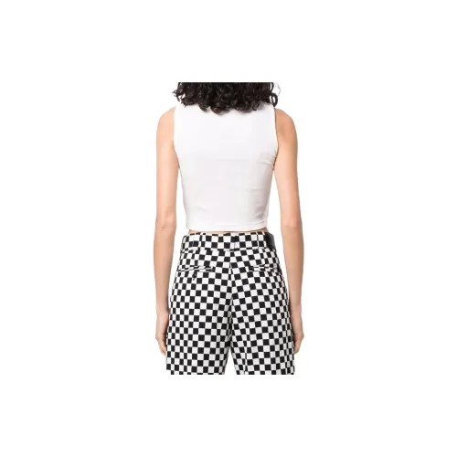 R13 Destroyed Cropped Tank Top