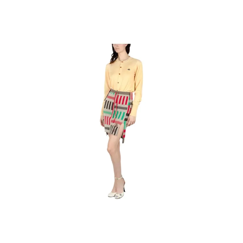 Vivienne Westwood Casual Long Skirts Women's Red-1