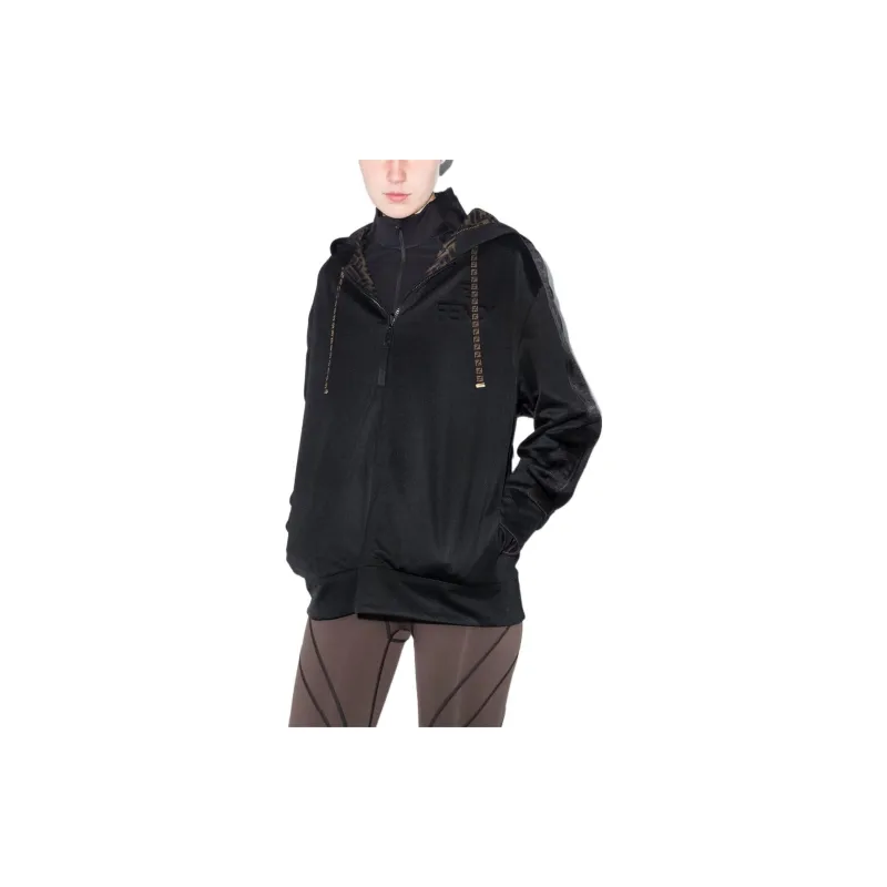 FENDI FW22 Jackets & Coats Women's Black-2