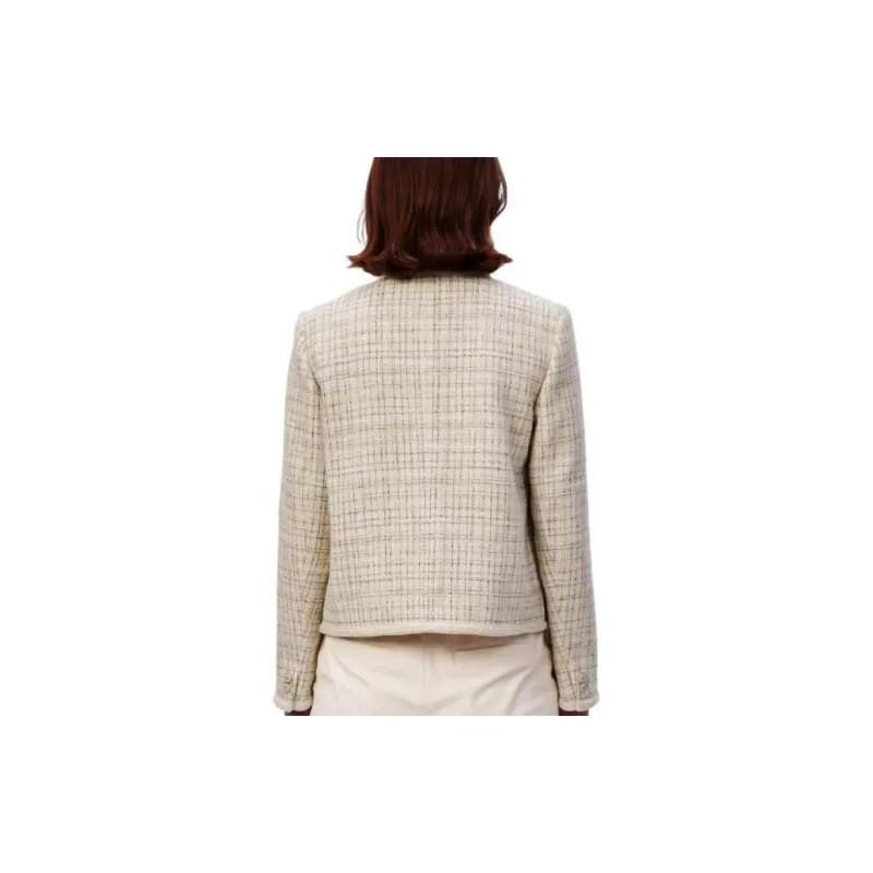 HAZZYS Jackets & Coats Women's Ivory-5